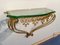 Mid-Century Italian Green Crystal Gold Iron Console Table by Pier Luigi Colli, 1950 7