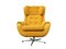 Vintage Swivel Wing Egg Armchair from Up Závody, 1970s 1