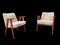 Vintage 366 Easy Chairs by Józef Chierowski, 1960, Set of 2, Image 8