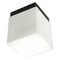 Weiße Cube Typ 3367 Deckenlampe aus mattem Opalglas von Bega Limburg 2