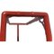 Vintage Red Lacquered Faux Bamboo Console Table 6