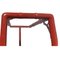 Vintage Red Lacquered Faux Bamboo Console Table, Image 6