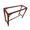 Vintage Red Lacquered Faux Bamboo Console Table, Image 2