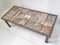 Mid-Century French Coffee Table in Ceramic and Steel, 1960s 7