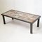 Mid-Century French Coffee Table in Ceramic and Steel, 1960s 1