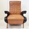 Mid-Century Lounge Chair in Skaï by Marco Zanuso, 1950s, Image 2