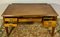 Desk with Golden Leather and Small Iron Details 4