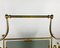 Vintage Brass and Smoked Glass Magazine Stand by Maison Bagues, 1960s 4