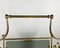 Vintage Brass and Smoked Glass Magazine Stand by Maison Bagues, 1960s, Image 4