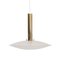 Swedish Pendant Lamp in Brass and Acrylic Glass from Asea, 1960s, Image 1