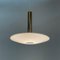 Swedish Pendant Lamp in Brass and Acrylic Glass from Asea, 1960s 6