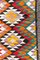 Afghan Kilim Rug with Multicolor and Geometric Patterns, 1950 8