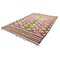 Afghanischer Kelim Teppich mit mehrfarbigen und geometrischen Mustern, 1950 1