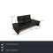 Dark Gray Leather 2-Seater Sofa by Koinor Raoul 2