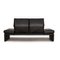 Dark Gray Leather 2-Seater Sofa by Koinor Raoul 9