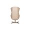 Beige 808 Fabric Armchair & Footstool from Thonet, Set of 2 14