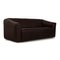 Ds 47 Leather Sofa & Armchairs in Dark Brown from de Sede, Set of 3 6