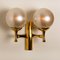 Wall Light Brass with Opaline Brass in the style of Sciolari, 1970s, Image 8