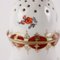 White, Red & Gold Porcelain Salt Container 6