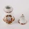 White, Red & Gold Porcelain Salt Container 7