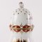 White, Red & Gold Porcelain Salt Container, Image 4