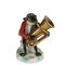 Figurine en Porcelaine Grenouille avec Trombone 1