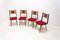 Walnut Dining Chairs, 1970s, Former Czechoslovakia, Set of 4 4