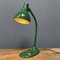 Lámpara de escritorio Bauhaus en verde, años 30, Imagen 8