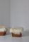 Modern Scandinavian Stools in Oak and Sheepskin, Denmark, 1960s, Set of 2, Image 6