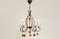 Murano Crystal Chandelier with Amber Glass Grapes, 1980s 1