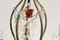 Murano Crystal Chandelier with Amber Glass Grapes, 1980s 7