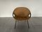 Mid-Century Modern Suede Leather Balloon Lounge Chair by Hans Olsen, 1950s, Image 2