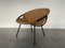 Mid-Century Modern Suede Leather Balloon Lounge Chair by Hans Olsen, 1950s 1