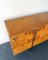 Console Table in Burl and Chrome 3