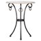 Mid-Century French Iron and Stone Table, Image 1