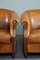 Vintage Club Chairs in Sheep Leather, Set of 2 5