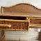 Vintage Italian Rattan and Bamboo Dressing Table, 1970s, Image 2