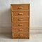 Vintage Chest of Drawers in Cane and Bamboo, 1970s, Image 1