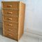 Vintage Chest of Drawers in Cane and Bamboo, 1970s 12