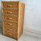 Vintage Chest of Drawers in Cane and Bamboo, 1970s, Image 12