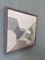 Artista svedese, Mini composizione astratta in alabastro, anni '50, olio su tela, con cornice, Immagine 5