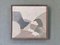 Artista svedese, Mini composizione astratta in alabastro, anni '50, olio su tela, con cornice, Immagine 1
