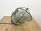 Industrial Soviet Bunker Green Pendant Light with Iron Grid, 1960s 12