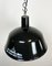 Industrial Black Enamel Pendant Lamp from Emax, 1960s 9