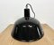 Industrial Black Enamel Pendant Lamp from Emax, 1960s 16