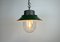 Industrial Green Enamel and Cast Iron Pendant Light, 1960s 15