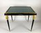 Vintage Black Glass & Brass Coffee Table, France, Image 1