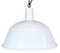 Industrial White Enamel Pendant Lamp from Emax, 1960s 1