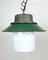 Industrial Green Enamel and Cast Iron Pendant Light, 1960s 6