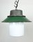 Industrial Green Enamel and Cast Iron Pendant Light, 1960s, Image 6